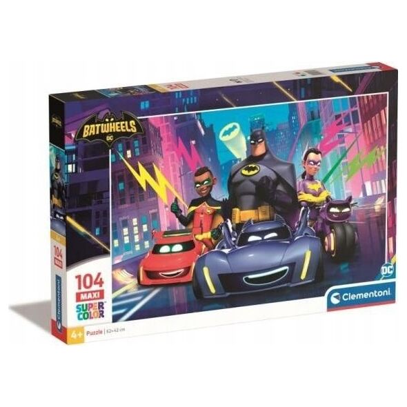 Clementoni Puzzle 104 elementy Maxi Batwheels