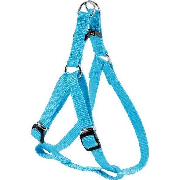Zolux Szelki nylon "step in" 10 mm turkusowe