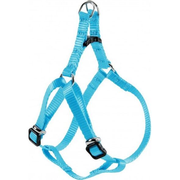 Zolux Szelki nylon "step in" 10 mm turkusowe