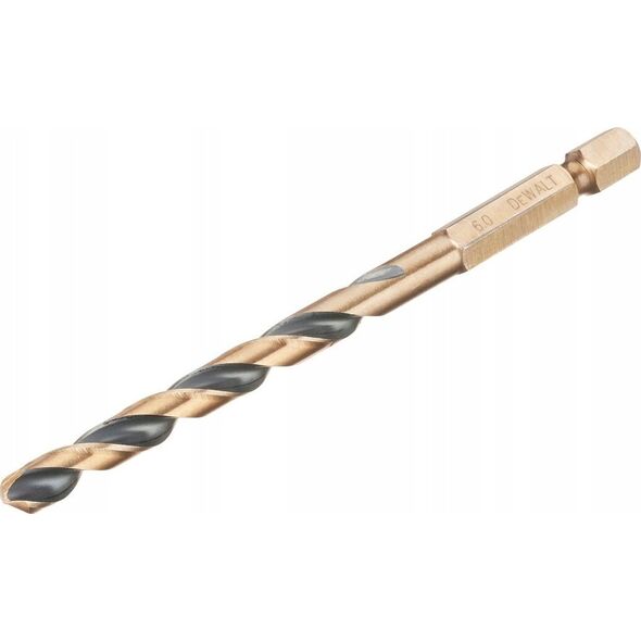 Wiertło Dewalt wiertło 6.0mm black and gold hex