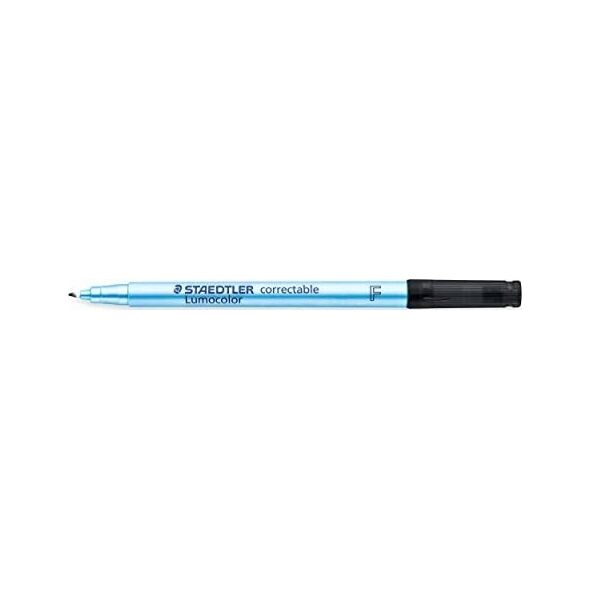 Staedtler STAEDTLER Folienstift Lumocolor correct F schwarz 10 Stück 13333634 4007817305416
