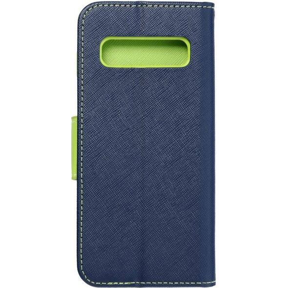 Kabura Fancy Book do SAMSUNG S20 FE / S20 FE 5G granatowy / limonka
