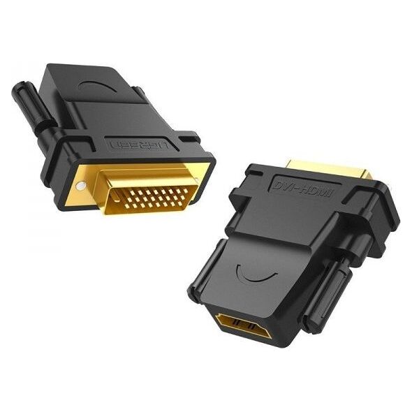 Adapter AV Ugreen HDMI - DVI-D czarny (20124)