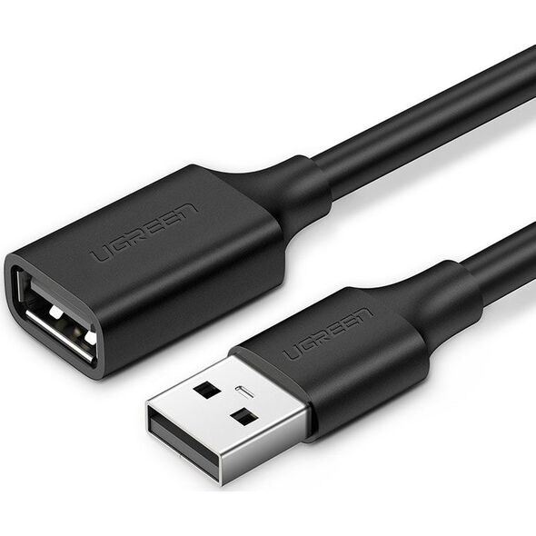 Kabel USB Ugreen USB-A - USB-A 1 m Czarny (10314)