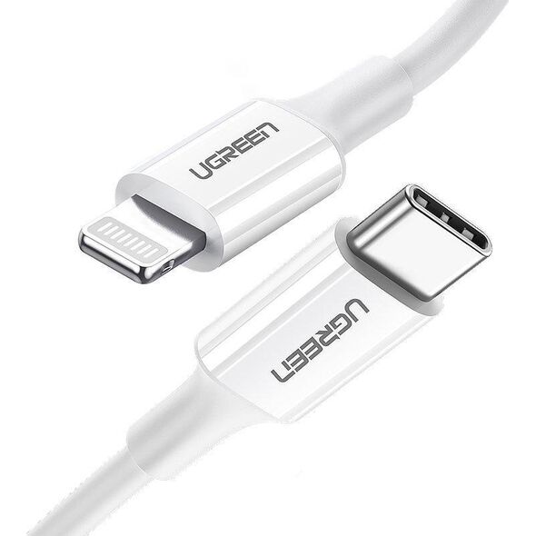 Kabel USB Ugreen USB-C - Lightning 1.5 m Biały (6957303867486)