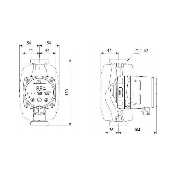 Grundfos Grundfos pompa Alpha2 25-80  99411163