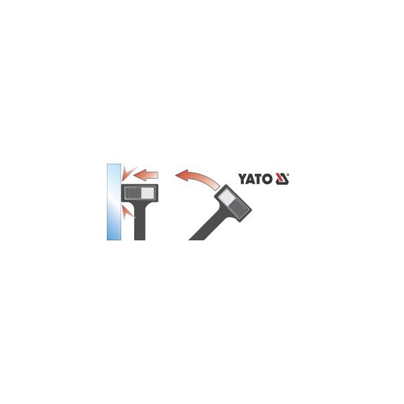 Yato Recoilless σφυρί, πλαστική λαβή, 900g, 336mm (YT-4622) 3022572 5906083946226