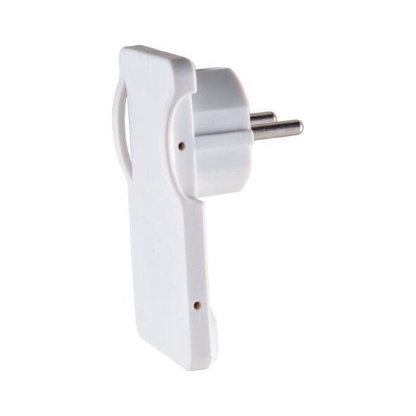 Orno Wtyczka płaska kątowa 2P 16A 250V biała (OR-AE-1311/W)