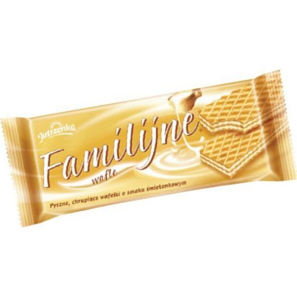 Jutrzenka Wafle FAMILIJNE Śmietankowe 180g JUTRZENKA