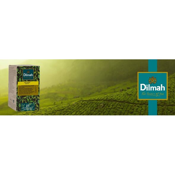 Actis HERBATA DILMAH GREEN TEA 25 SZT