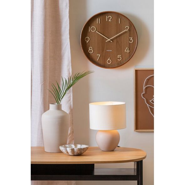 Lampa stołowa Leitmotiv Lampa stołowa ALMA ceramiczna podstawa, Ø 25 cm