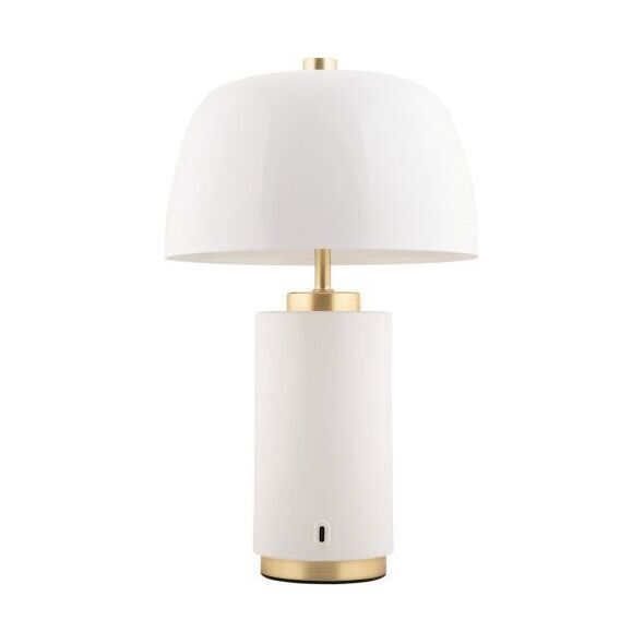 Lampa stołowa Leitmotiv Lampa stołowa grzybek FREYA, bezprzewodowa, Ø 18 cm