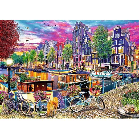 Trefl PUZZLE 2x500 Europejskie stolice 37496