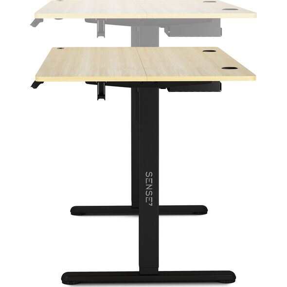 Biurko SENSE7 elektryczne Nojo 140x70 cm Black Pine