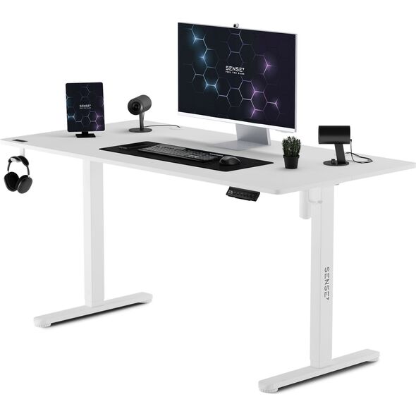 Biurko SENSE7 elektryczne Nojo 140x70 cm White