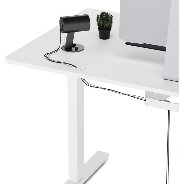Biurko SENSE7 elektryczne Nojo 140x70 cm White