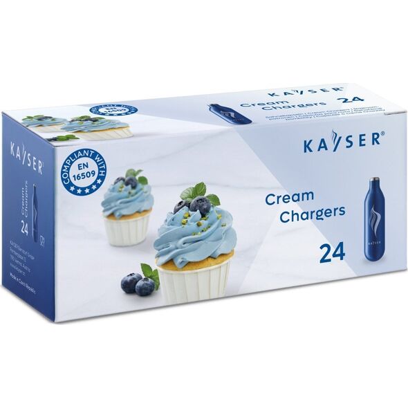 Art Naboje N2O do syfonu do bitej śmietany 7,5g Kayser 24 szt/Opk