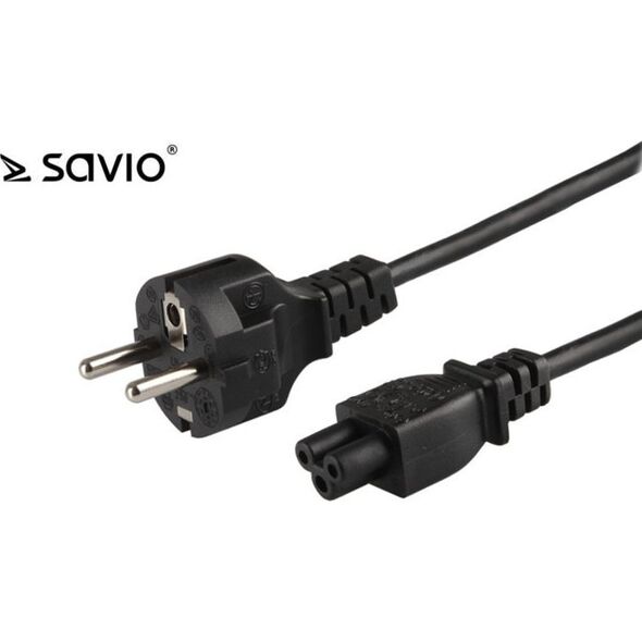 Kabel zasilający Savio Przewód zasilający \\'koniczynka\\' Savio CL-81 1,8m, wielopak 10 szt., 3x0.75mm2-SAVIO CL-81Z