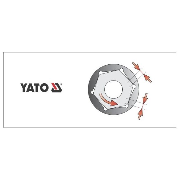 Yato Nasadka 6-kątna 3/8" 10mm długa (YT-3824)