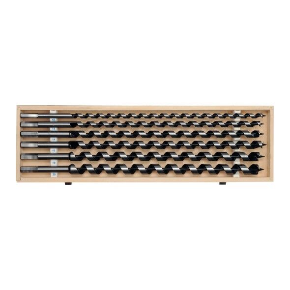 Wiertło Yato do drewna spiralne sześciokątne 10 12 14 16 18 20mm zestaw (YT-3299)