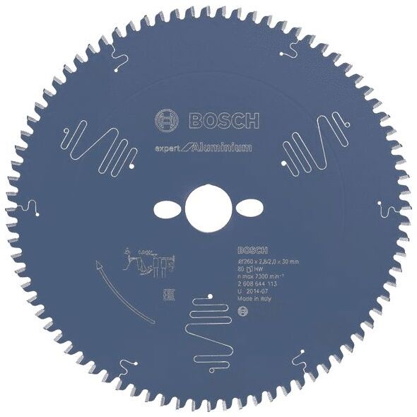 Bosch piła tarczowa do aluminium expert 260x30mm 80 zębów (2608644113)