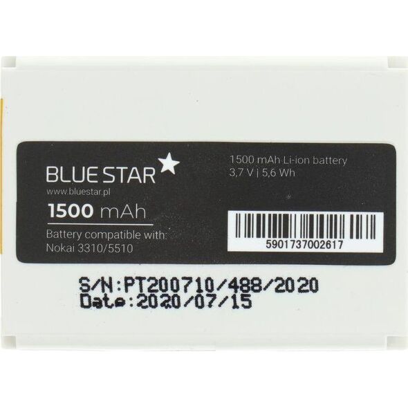 Bateria Partner Tele.com Bateria do Nokia 3310/5510 1500 mAh Li-Ion Blue Star