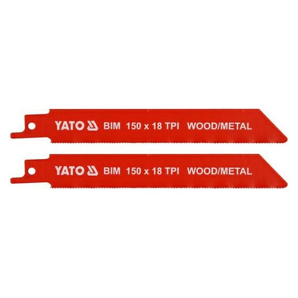 Yato YATO BRZESZCZOTY BIM 150mm 18TPI 2szt. YT-33931