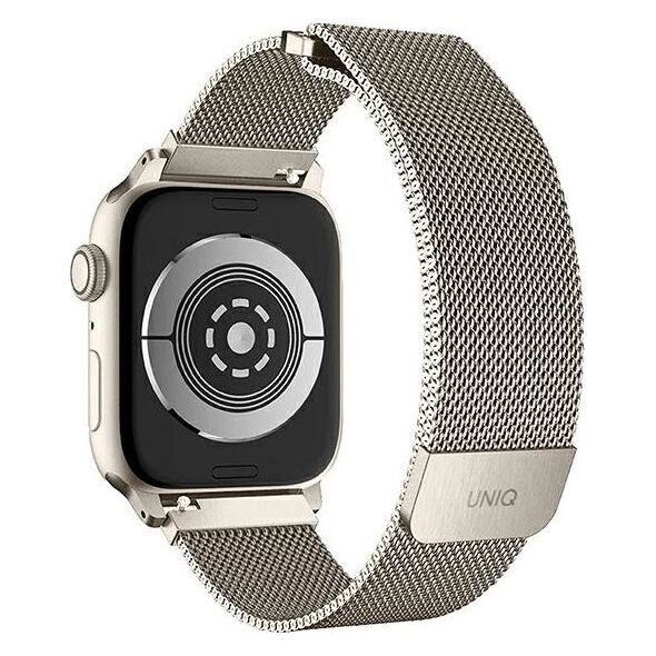 Uniq Pasek UNIQ Dante Apple Watch 4/5/6/7/SE 40/41mm Stainless Steel starlight