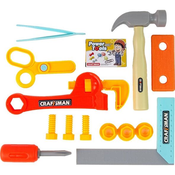 LeanToys Zestaw Majsterkowicza w Walizce Narzędzia Dla Dzieci Młotek
