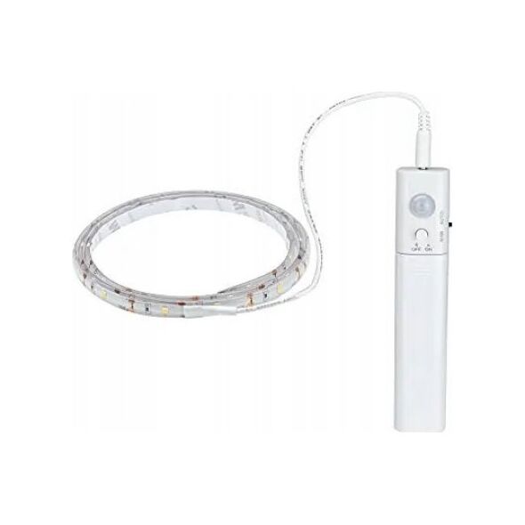 Taśma LED Paulmann Taśma LED na baterie 1m 3000K  2W 156lm  czujnik ruchu 4x bateria  AAA 5V Biały