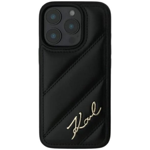 Karl Lagerfeld Karl Lagerfeld KLHCP16MPQDSMGK iPhone 16 Plus 6.7" czarny/black hardcase Quilted Signature