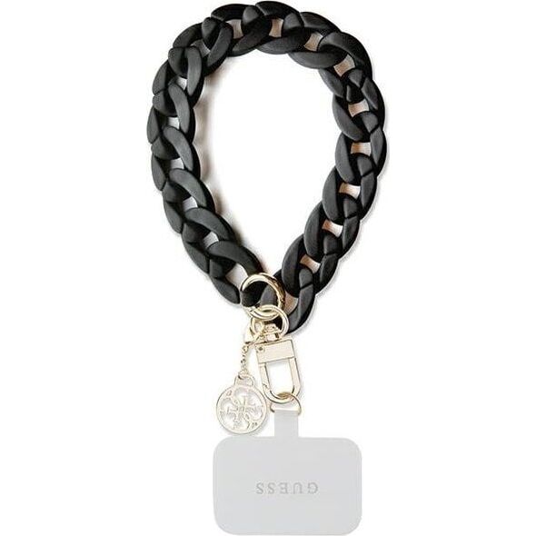 Guess Guess GUOUCBMC4MK Universal Big Hand Strap μαύρο/μαύρο Acrylic 4G Charm 13181992 3666339170691