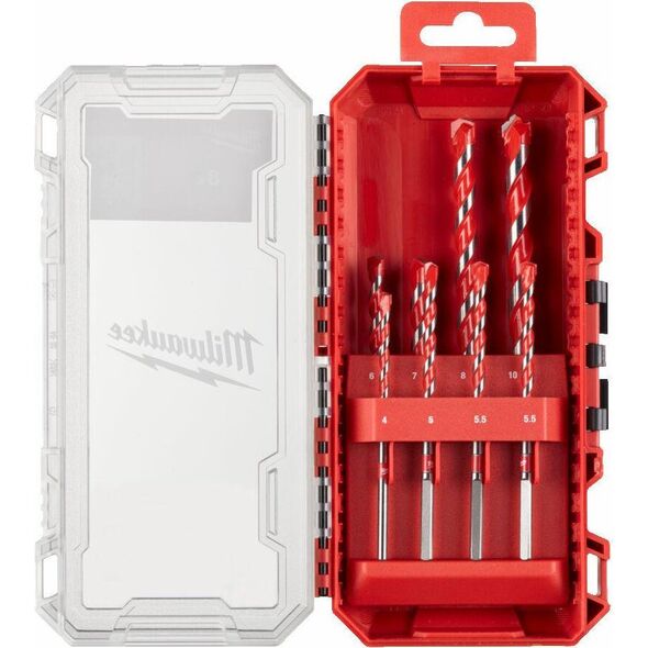 Wiertło Milwaukee MILWAUKEE WIERTŁO DO BETONU TCT KPL.8szt. PREMIUM UK