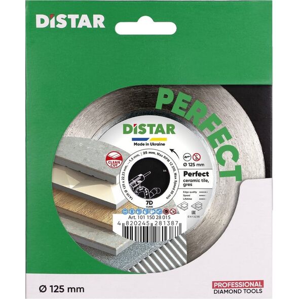 Distar Diamentowa tarcza Distar 1A1R 125x22,23H Perfect