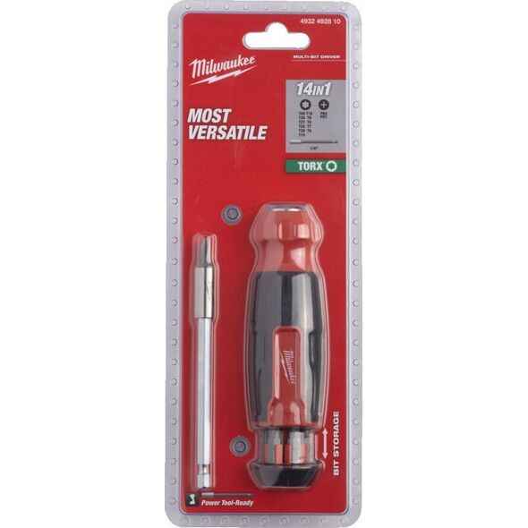 Sourcing MILWAUKEE UNIVERSAL RATCHET SCREWDRIVER 14in1 TORX...