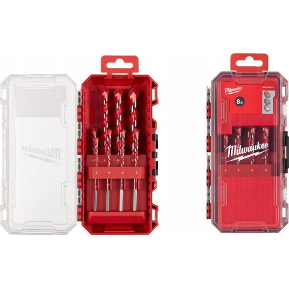 Wiertło Milwaukee MILWAUKEE WIERTŁO DO BETONU TCT KPL.8szt. PREMIUM