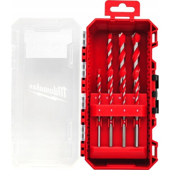 Wiertło Milwaukee MILWAUKEE WIERTŁO DO BETONU TCT KPL.8szt. PREMIUM