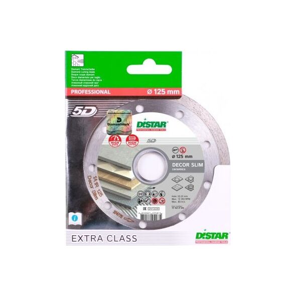 Di-Star TARCZA DIAMENTOWA 1A1R 125x1,2x8x22,23 Decor Slim