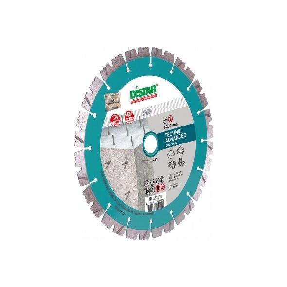 Di-Star Tarcza diamentowa Technic Advanced 1A1RSS/C3-H 150x2.3/1.5x11x22.23-12
