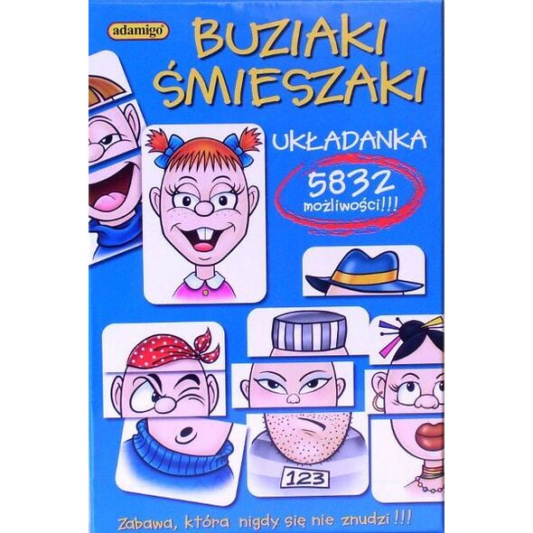Adamigo Układanka Buziaki Śmieszaki (5673)
