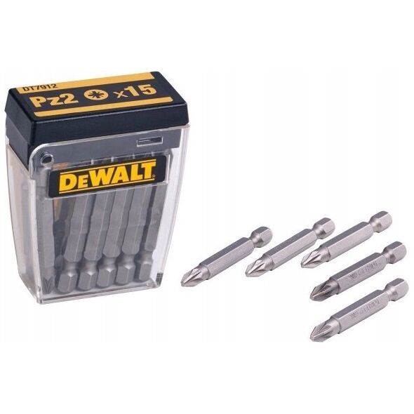 Dewalt zestaw bitów pz2 50mm/15szt/dp73