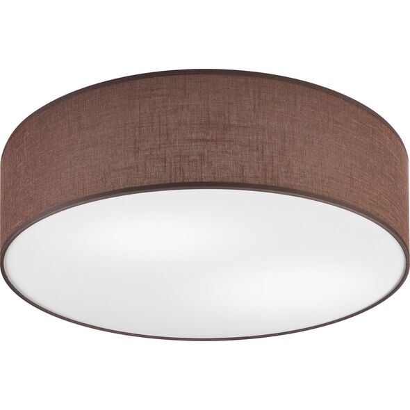 Lampa sufitowa Lamkur Lamkur Vivian 48512 plafon lampa sufitowa koło 2x60W E27 brązowy/biały