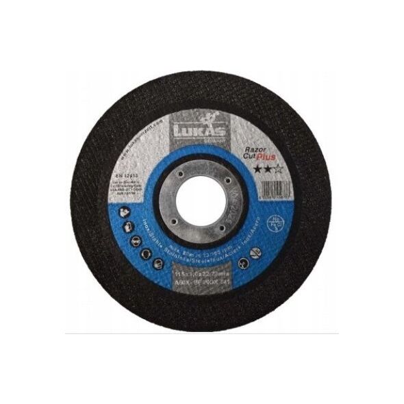 Graphite LUKAS TARCZA DO METALU 125mm x 1,0mm RAZOR CUT PLUS INOX A60X-BF**