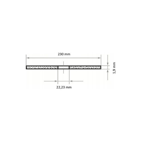 Norton Clipper LUKAS TARCZA DO METALU 230mm x 1,9mm A46T-BF* INOX