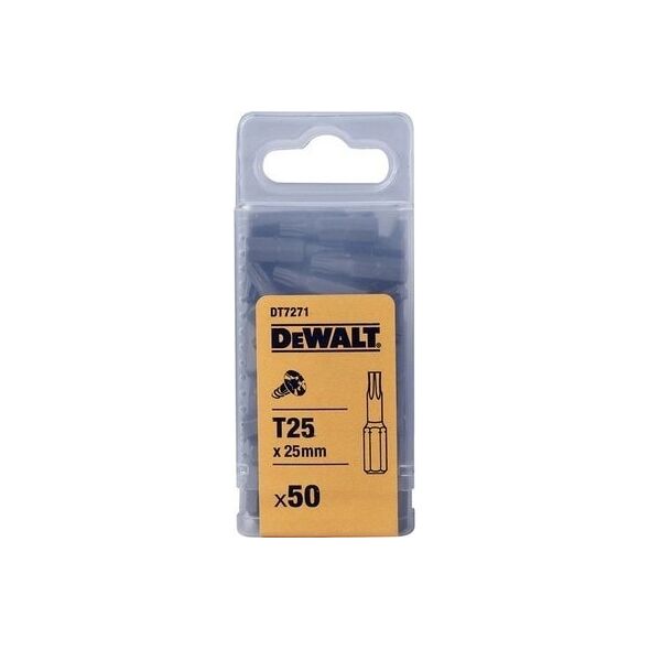 Dewalt końcówki torx 25mm t25 /5szt/
