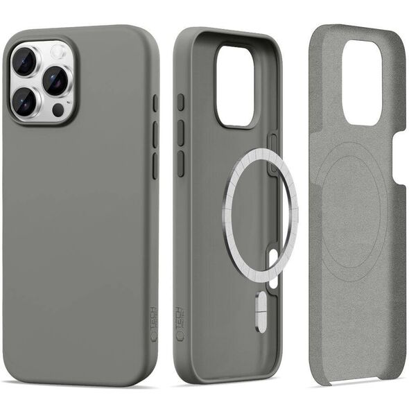 Case IPHONE 16 PRO Tech-Protect Silicone MagSafe Matte Clay 5906302311804