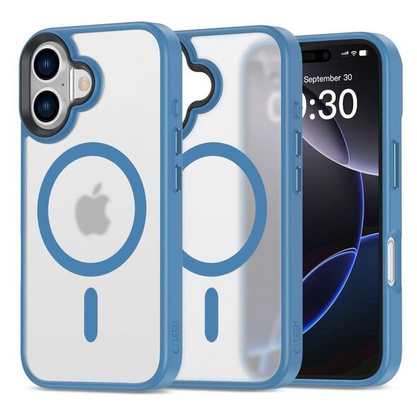 Case IPHONE 16 Tech-Protect Magmat MagSafe Matte Ultramarine 5906302372362