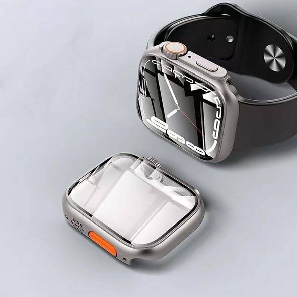Case APPLE WATCH 10 (46MM) Tech-Protect Defense360 Titanium / Orange 5906302376575