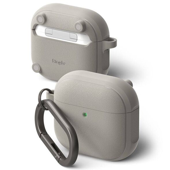Case for APPLE AIRPODS 4 Ringke Onyx Magnetic MagSafe Warm Grey 8800274964167
