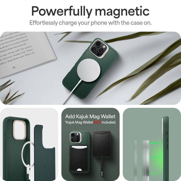 Case IPHONE 16 PRO MAX Spigen Cyrill Kajuk Mag MagSafe Forest Green 8809971232791